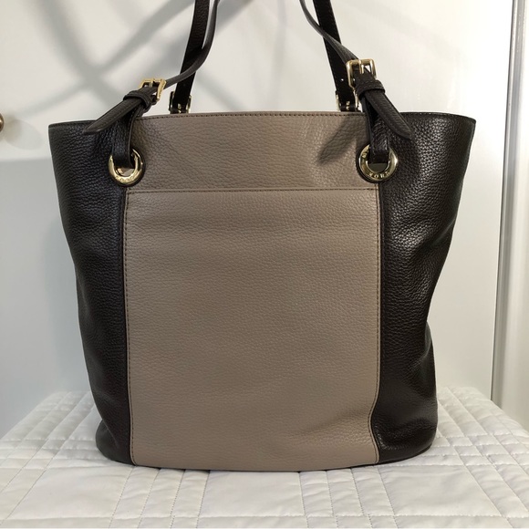 Michael Kors Coffee/Dark Taupe Large Jet Set Tote - Picture 4 of 15